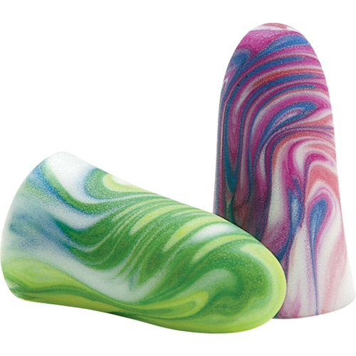 SparkPlugs&reg; Multi-Coloured Foam Earplugs, Bulk - Box Superchem Industries