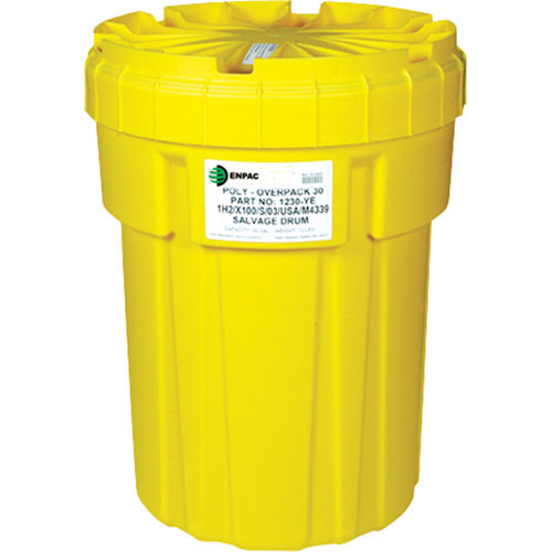 Barils de r&eacute;cup&eacute;ration Poly-Overpack 30, 30 gal. US, Stationnaire Superchem Industries