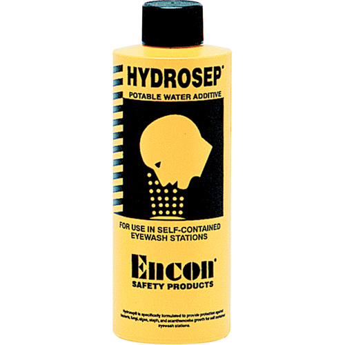 Hydrosep&reg; Water Treatment Additive for Self-Contained Pressurized Eyewash Station, 8 oz. Superchem Industries