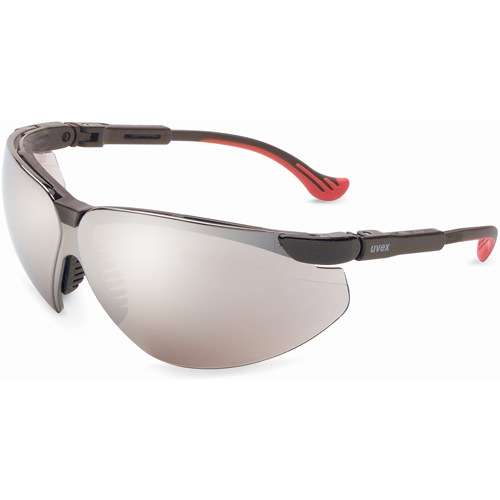 Lunettes de s&eacute;curit&eacute; Uvex Genesis XC, Lentille Miroir, Anti-&eacute;gratignures, R&eacute;pond ou surpasse la norme CSA Z94.3 Superchem Industries