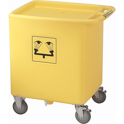 Chariot &agrave; d&eacute;chets pour douche douche oculaire On-Site Superchem Industries