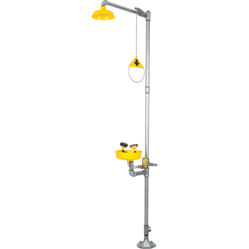 Combinaison de douche oculaire/faciale Superchem Industries