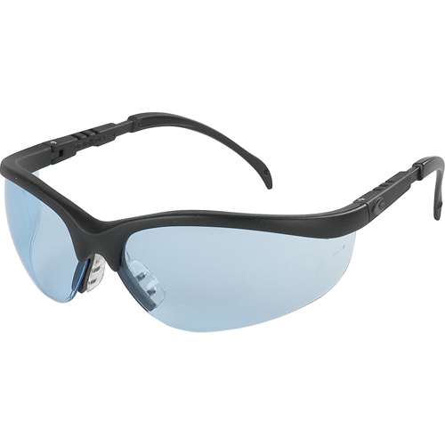 Lunettes de s&eacute;curit&eacute; Klondike, Lentille Bleu p&acirc;le, Anti-&eacute;gratignures, R&eacute;pond ou surpasse la norme CSA Z94.3 Superchem Industries