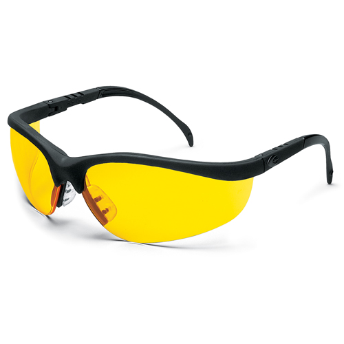 Klondike&reg; Safety Glasses, Amber Lens, Anti-Scratch, Meets/Exceeds CSA Z94.3 Superchem Industries