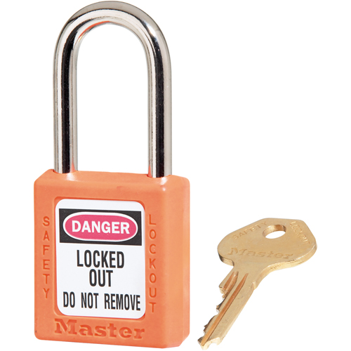 Cadenas Zenex, Cadenas de s&eacute;curit&eacute;, Cl&eacute;s diff&eacute;rentes, Thermoplastique, Largeur de 1-1/2" Superchem Industries