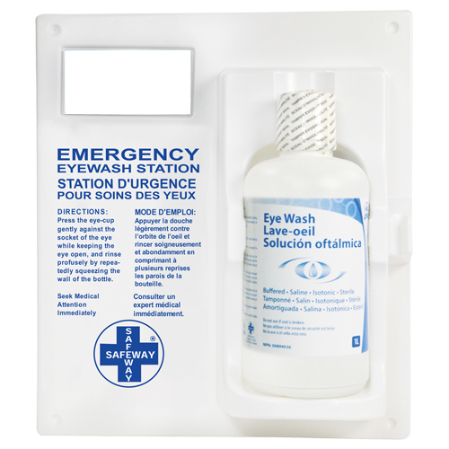 Eyewash Station - Single Station With Eyewash Solution Superchem Industries