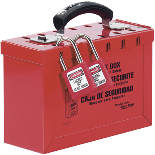 Boîtier de verrouillage portatif pour groupe Latch Tight, Rouge Superchem Industries