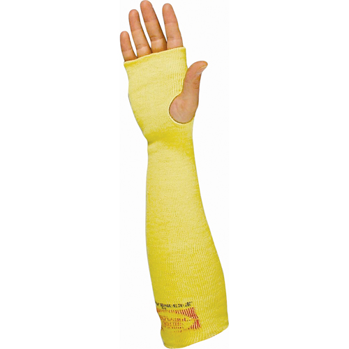 Sleeves, Kevlar&reg;, 18", ANSI/ISEA 105 Level 3, Yellow Superchem Industries