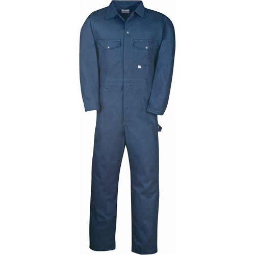Westex Indura&reg;FR-7A&reg; Coveralls, Size 38, Navy Blue Superchem Industries