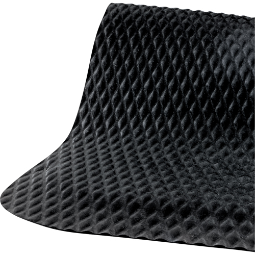 Hog Heaven&reg; Mat, Diamond, 3' x 12' x 5/8", Black, Nitrile Superchem Industries