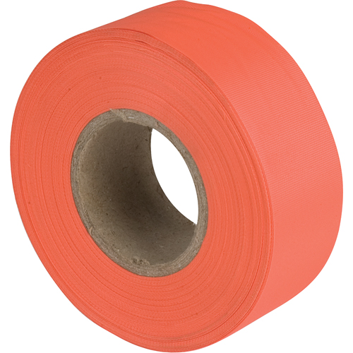 Flagging Tape, 1.1875" W x 150' L, Fluorescent Orange Superchem Industries