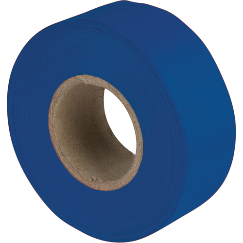 Flagging Tape, 1.2" W x 300' L, Blue Superchem Industries