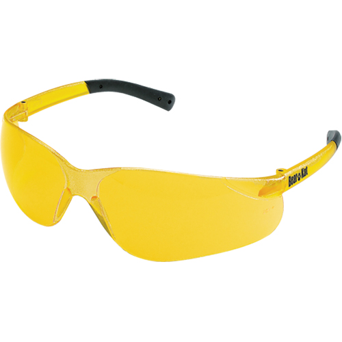 Bear Kat&reg; Safety Glasses, Amber Lens, Anti-Scratch, ANSI Z87+/Meets/Exceeds CSA Z94.3 Superchem Industries
