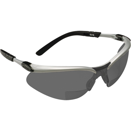 Lunettes de s&eacute;curit&eacute; BX avec verres de lecture, Antibu&eacute;e, Grise/fum&eacute;e, Dioptrie 2,0 Superchem Industries