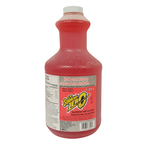 Sqwincher&reg; ZERO&reg; Rehydration Drink, Concentrate, Fruit Punch Superchem Industries