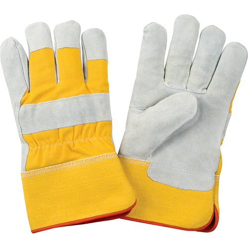 Premium Winter-Lined Fitters Gloves, 2X-Large, Split Cowhide Palm, Foam Fleece Inner Lining Superchem Industries