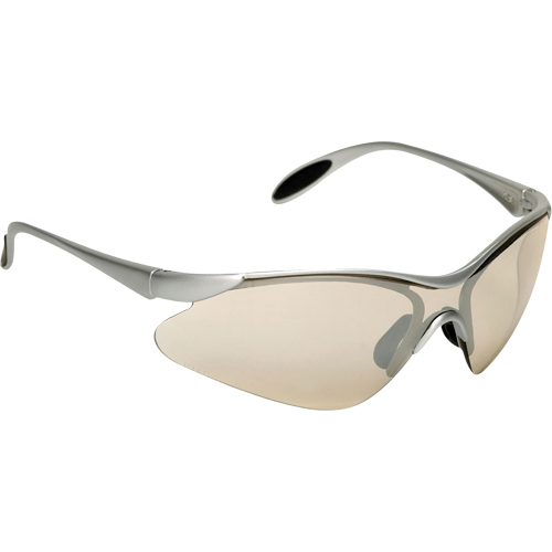 Lunettes de s&eacute;curit&eacute; JS410, Lentille Miroir int&eacute;rieur/ext&eacute;rieur, Anti-&eacute;gratignures, R&eacute;pond ou surpasse la norme CSA Z94.3 Superchem Industries