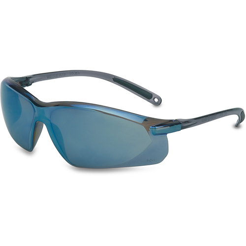 Lunettes de s&eacute;curit&eacute; Uvex s&eacute;rie A700, Lentille Bleu/Miroir, Anti-&eacute;gratignures, R&eacute;pond ou surpasse la norme CSA Z94.3 Superchem Industries