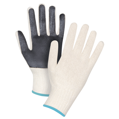 Gants en tricot &agrave; paume enduite, Poly/coton, Un c&ocirc;t&eacute;, Calibre 7, T-Grand Superchem Industries