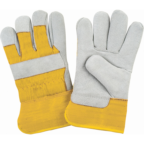 Gants d'ajusteur doubl&eacute;s pour l'hiver de premi&egrave;re qualit&eacute;, Moyen, Paume en Cuir de vache refendu, Doublure en Molleton de mousse Superchem Industries