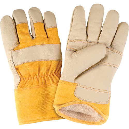 Gants d'ajusteur doubl&eacute;s pour l'hiver d'usage standard, T-Grand, Paume en Cuir fleur de vache, Doublure en Boa Superchem Industries
