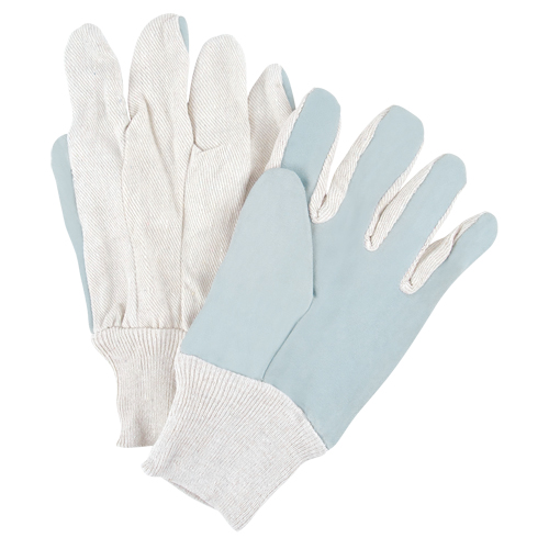 Premium Work Gloves, Large, Split Cowhide Palm Superchem Industries