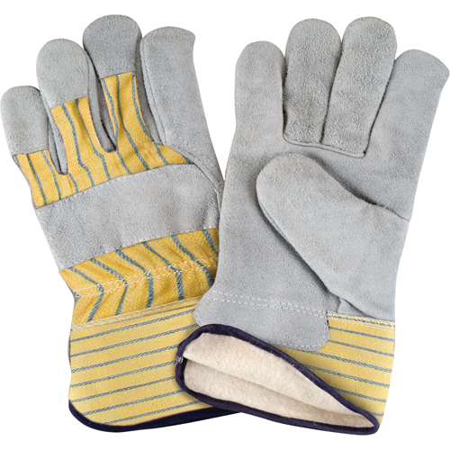 Gants d'ajusteur doubl&eacute;s pour l'hiver, T-Grand, Paume en Cuir de vache refendu, Doublure en Molleton de coton Superchem Industries