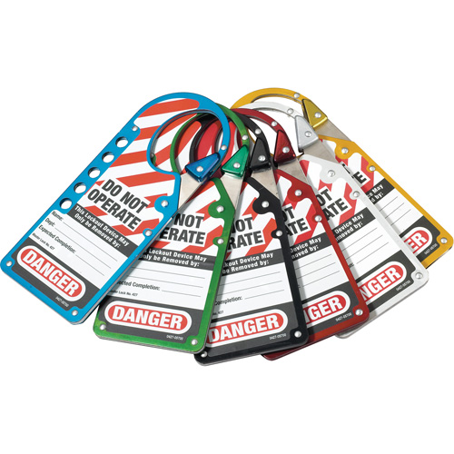 Labeled Snap-on Hasps, Silver Superchem Industries