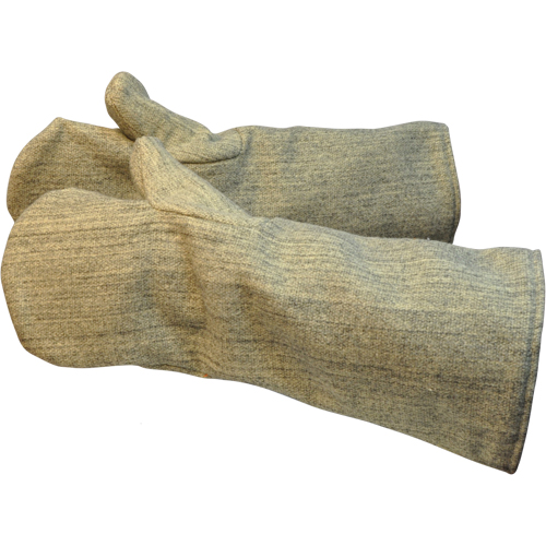 Carbo-King Heat Protective Mitts, Aramid, Large, Protects Up To 2100° F (1149° C) Superchem Industries