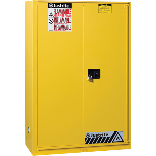 Armoires Sure-Grip EX pour produits inflammables, 45 gal., 1 Porte(s), 43" La x 65" h x 18" p Superchem Industries