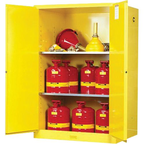 Armoires Sure-Grip EX pour produits inflammables, 90 gal., 2 Porte(s), 43" La x 65" h x 34" p Superchem Industries