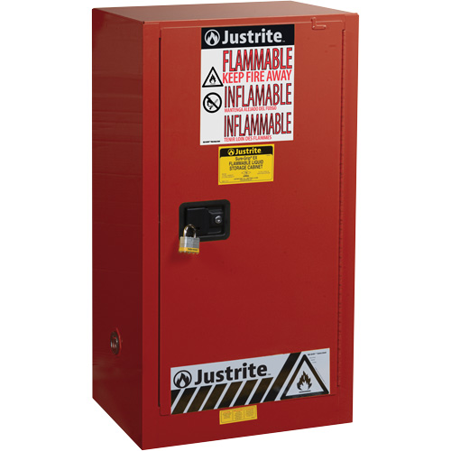 Sure-Grip&reg; EX Combustibles Safety Cabinet for Paint and Ink, 20 gal., 2 Shelves Superchem Industries