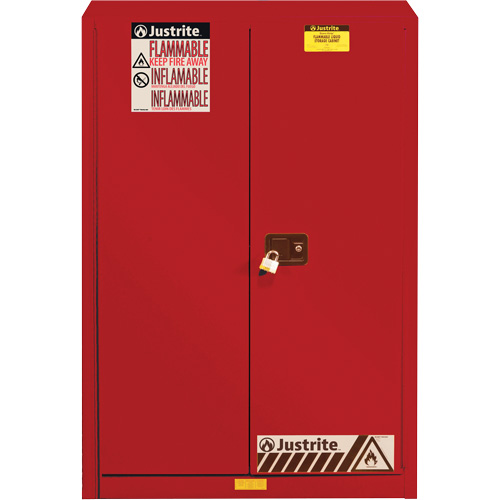 Sure-Grip&reg; EX Combustibles Safety Cabinet for Paint and Ink, 60 gal., 5 Shelves Superchem Industries