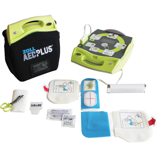 AED Plus&reg; Defibrillator , Semi-Automatic, English, Class 4 Superchem Industries