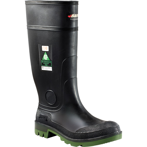 Bottes industrielles tout temps Enduro, Caoutchouc, Embout Acier, Pointure 8, Semelle R&eacute;sistant aux perforations Superchem Industries