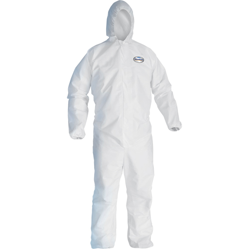 Kleenguard A40 Coveralls, Medium, White, Microporous Superchem Industries