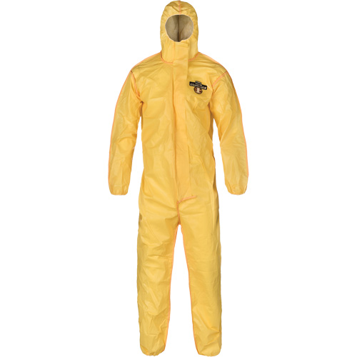 ChemMax 1 Coveralls, Small, Yellow Superchem Industries