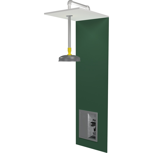 Barrier Free Recess-Mounted Emergency Shower Stations, Wall-Mount Superchem Industries