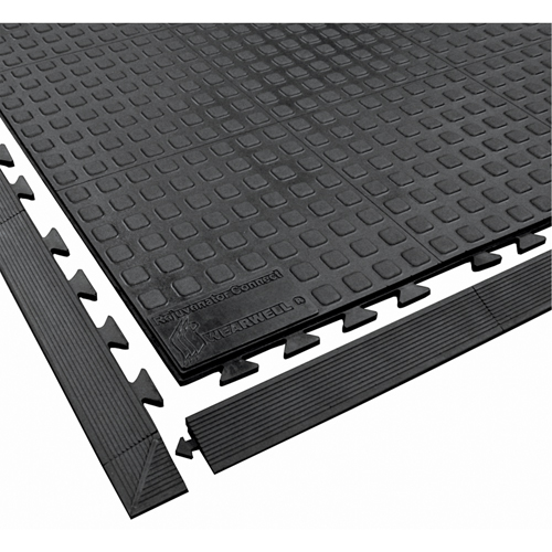 Tapis Rejuvenator Connect No 502, Polyur&eacute;thane, 3' la c, 3' lo, 5/8" &eacute;paisseur, Noir Superchem Industries