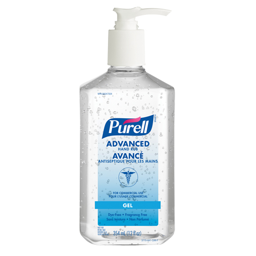 Advanced Hand Sanitizer, 354 ml, Pump Bottle, 70% Alcohol Superchem Industries