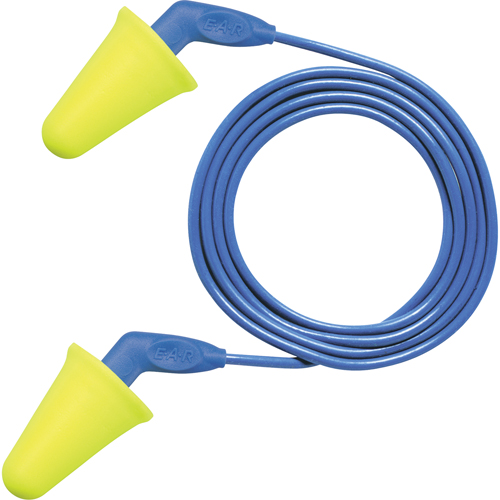 Bouchons d'oreilles &agrave; pousser E-A-R, Vrac - Sac en poly, Avec cordon Superchem Industries