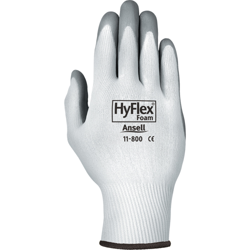 Gants Hyflex 11-800, 10/T-Grand, R&ecirc;vetement Mousse de nitrile, Calibre 15, Enveloppe en Nylon Superchem Industries