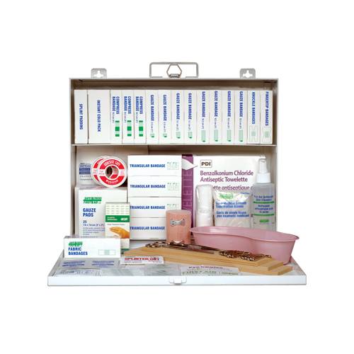 Recharge pour trousse de luxe &agrave; la r&eacute;glementation de premiers soins, WSIB Ontario, Classe 1 Superchem Industries