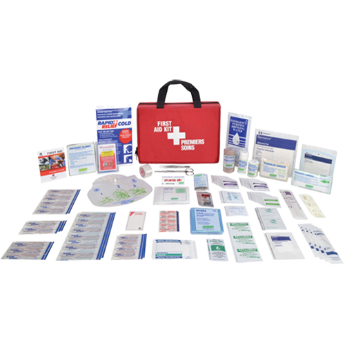 Trousses de premiers soins format mallette, Dispositif m&eacute;dical Classe 1, Sac en nylon Superchem Industries