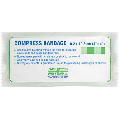 Bandages Compressifs - St&eacute;riles, 4-1/4" lo x 3-1/2" la Superchem Industries