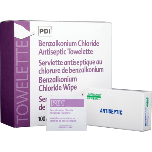 Benzalkonium Chloride Wipes, Towelette, Antiseptic Superchem Industries