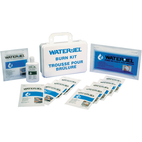 Water Jel&reg; - Emergency Burn Kits, 16-unit Plastic Box, Class 2 Superchem Industries