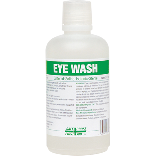 Eyewash Solution, Full Bottle, 1000 ml Superchem Industries