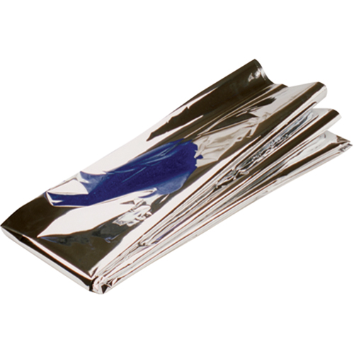 Couvertures de secours aluminis&eacute;es, Polyester aluminis&eacute; Superchem Industries