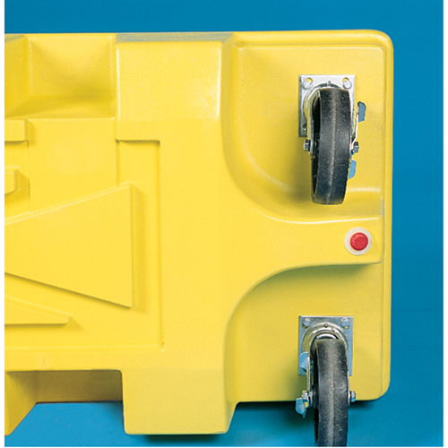 Poly-Spillcart Cart, 66.5" L x 29" W x 43.9" H, 57 US gal. Spill Cap. Superchem Industries